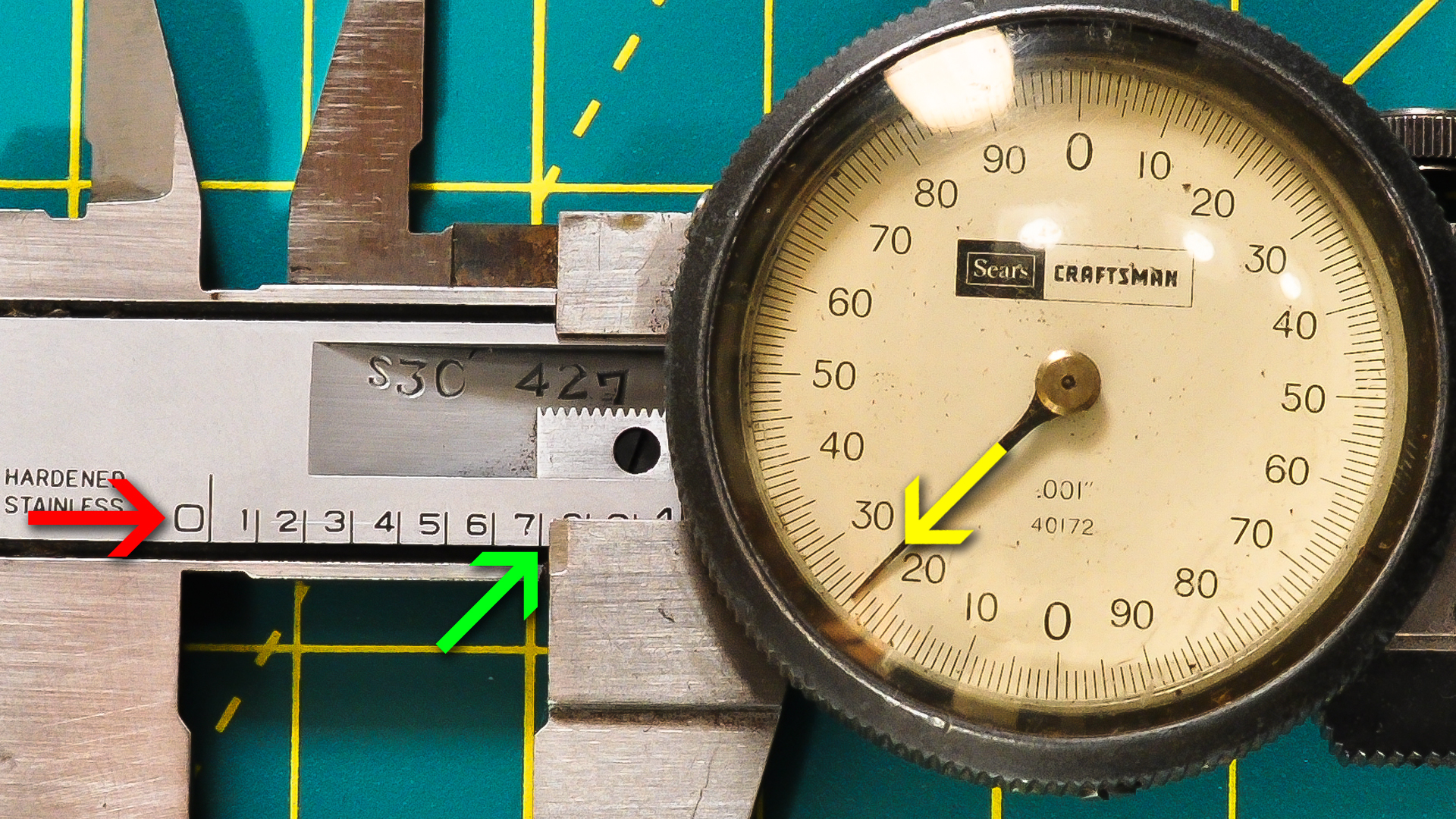 6"&12" PRECISION STAINLESS STEEL DIAL CALIPERS COMBO #104-612--new